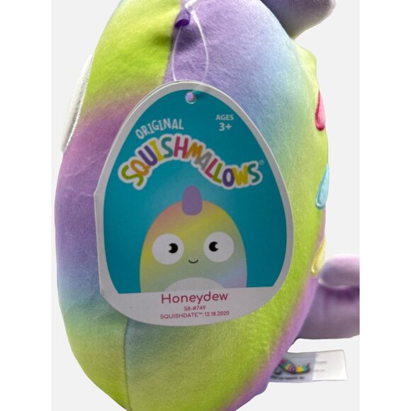 Honeydew the Chameleon Rainbow Tye Dye 8" Squishmallow Plush Stuffed Animal Gift - Picture 3 of 9